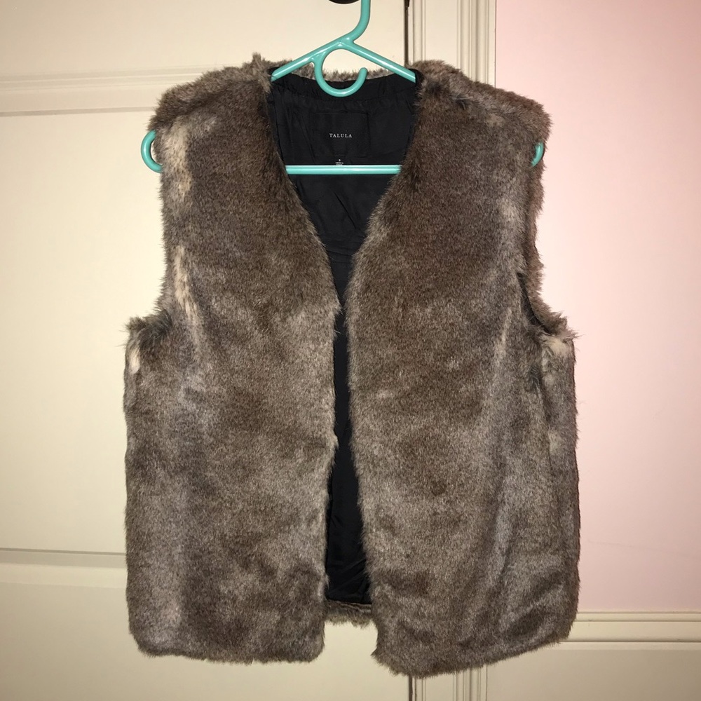 Aritzia Faux Fur Vest